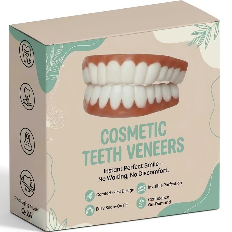 1 Box Natural Veneers for Missing Teeth Easy Wear Boost Confidence - Image 4