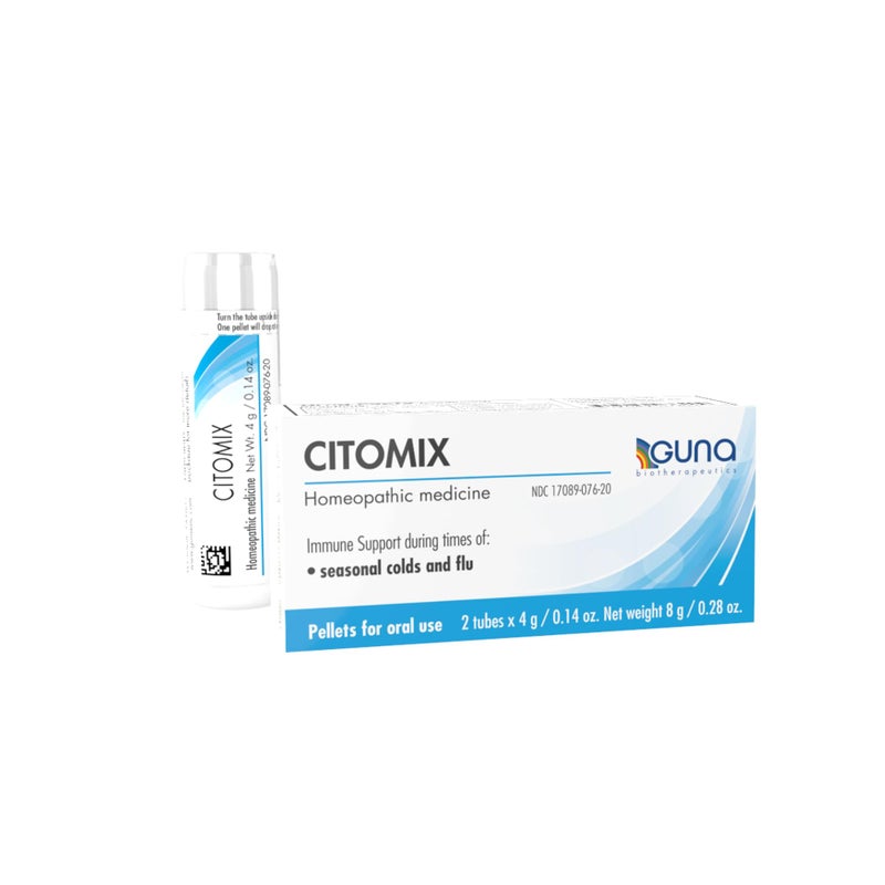 Guna Citomix Homeopathic Immune Support for Seasonal Colds and Flu Like Symptoms 2 Tubes