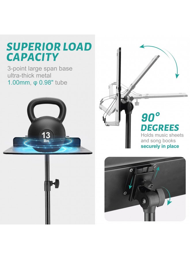 Vekkia Vekkia Sheet Music Stand-Professional Portable Music Stand with Carrying Bag,Folding Adjustable Music Holder,Super Sturdy suitable for Instrumental Performance & Band & Travel 