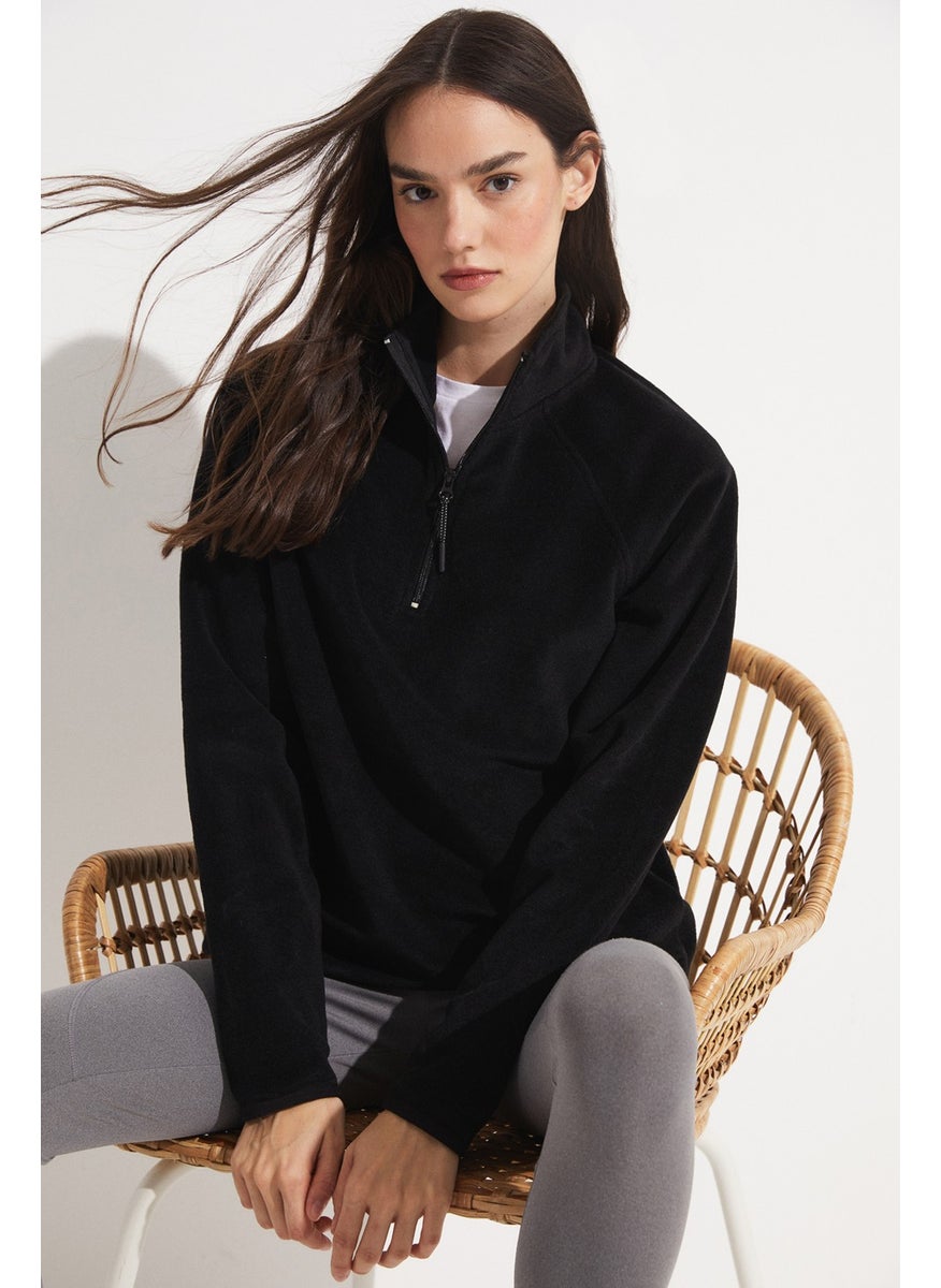 JOYSTAR Half Zipper Fleece Sweatshirt  - Image 1