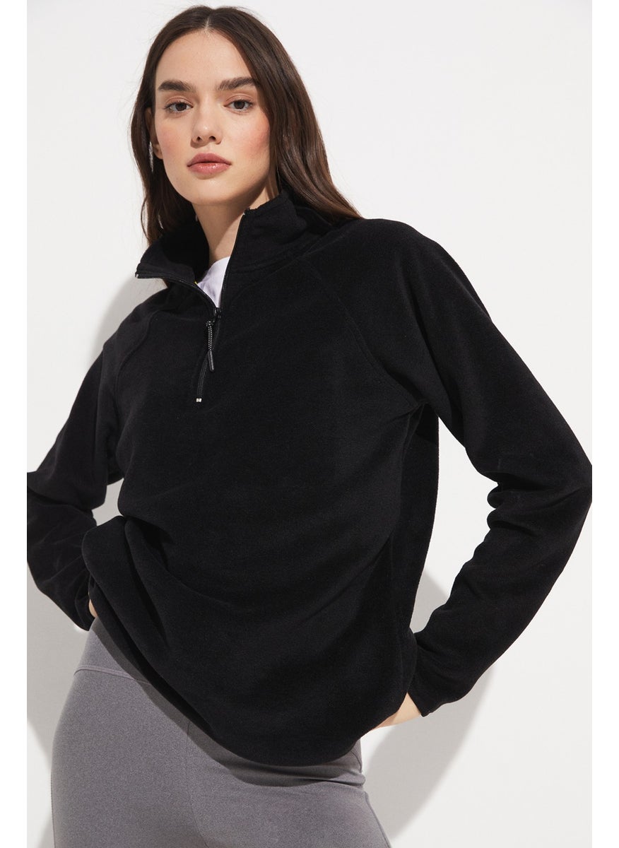 JOYSTAR Half Zipper Fleece Sweatshirt  - Image 3