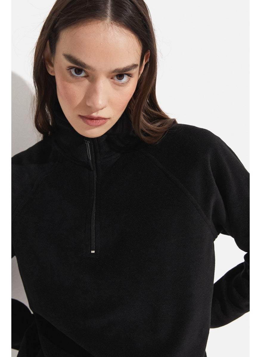 JOYSTAR Half Zipper Fleece Sweatshirt  - Image 4