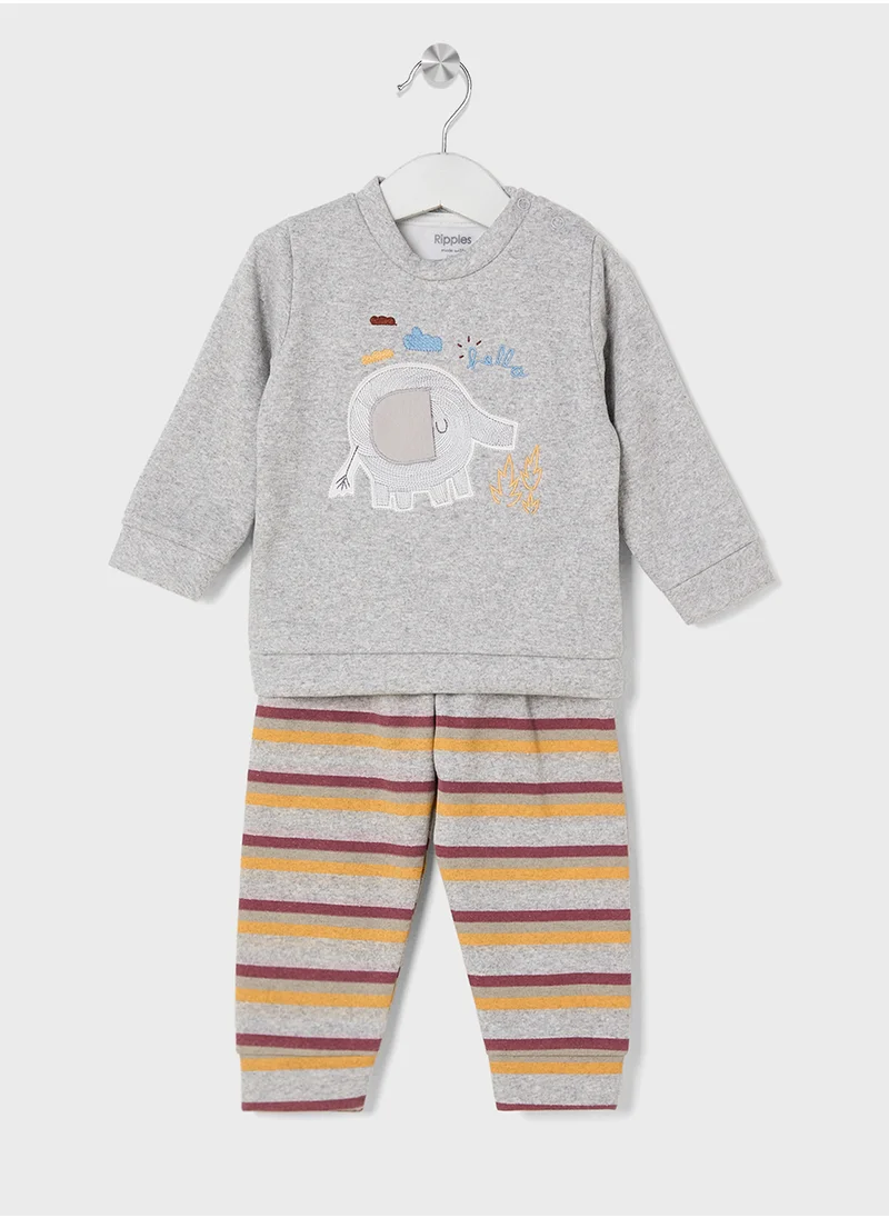 ريبلز مع نمشي Infants Boys 2Pcs Sets