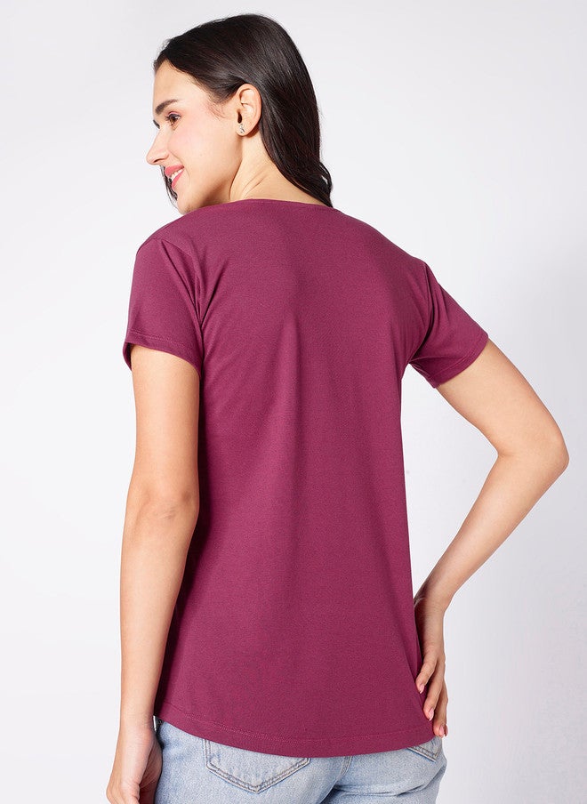 beebelle Round Neck Maternity T-shirt - Image 4