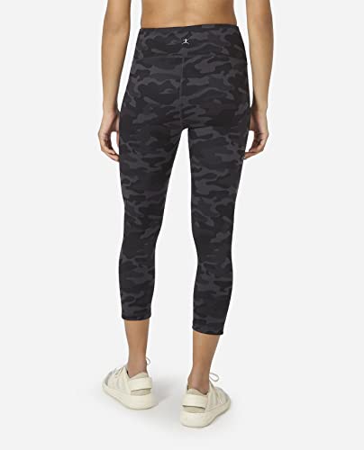Danskin Womens All Over Printed Capri Leggings, Black Camo Print, X-Large US - Image 5