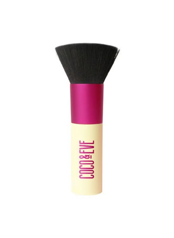 COCO & EVE - Sunny Honey Deluxe Vegan Kabuki Brush - Image 1