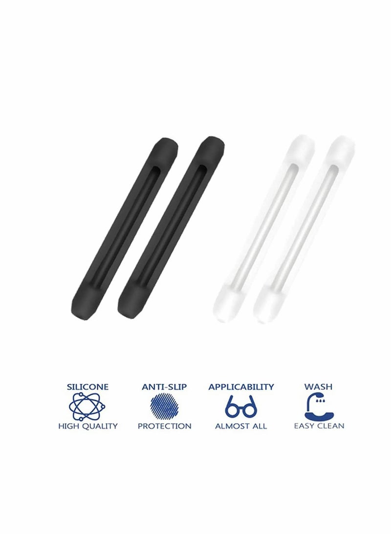 KASTWAVE Soft Silicone Eyeglasses Temple Tips Sleeve Retainer, Anti-Slip Elastic Comfort Glasses Retainers For Spectacle Sunglasses Reading Glasses Eyewear... - Image 4