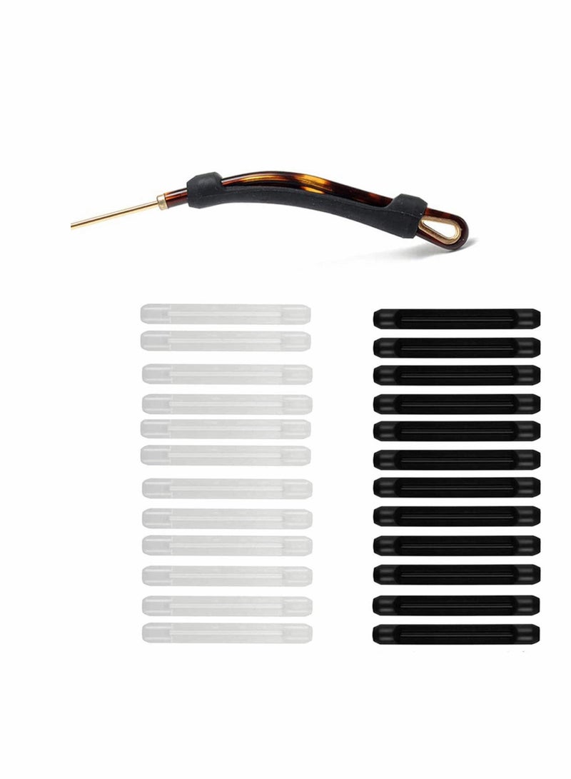 KASTWAVE Soft Silicone Eyeglasses Temple Tips Sleeve Retainer, Anti-Slip Elastic Comfort Glasses Retainers For Spectacle Sunglasses Reading Glasses Eyewear... - Image 1