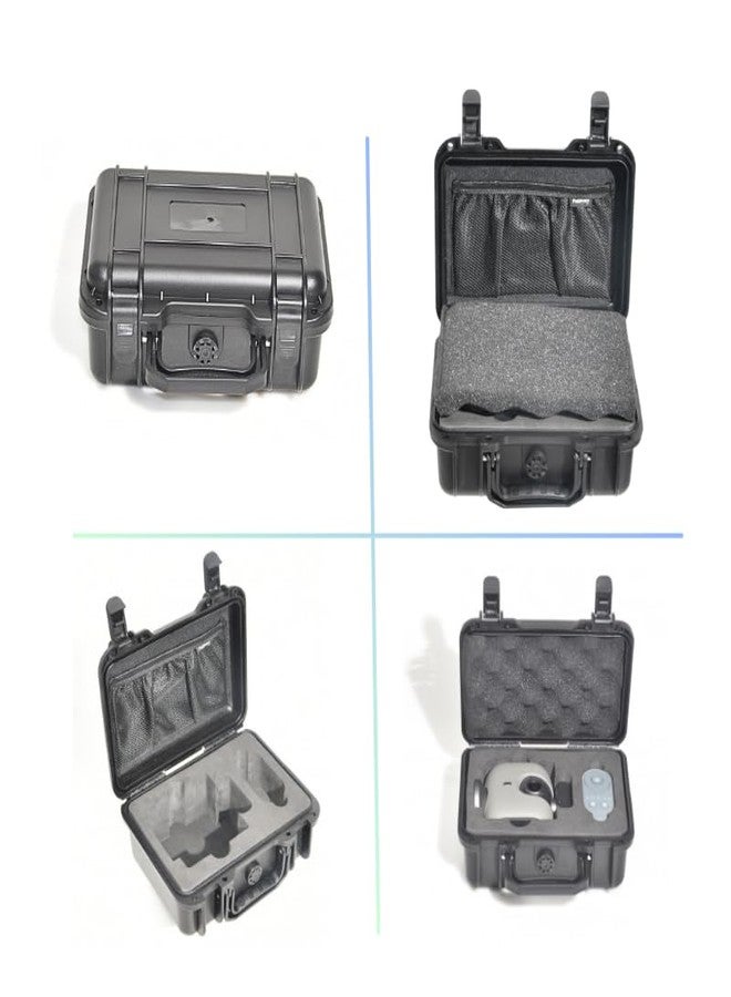 Fotoleey Portable Carrying Case for XbotGo, Waterproof, Shockproof & Dustproof, Secure Lock & Ventilation System, Durable PP Plastic with EVA Liner, Includes Mesh Pocket, for Storage & Travel - Image 5
