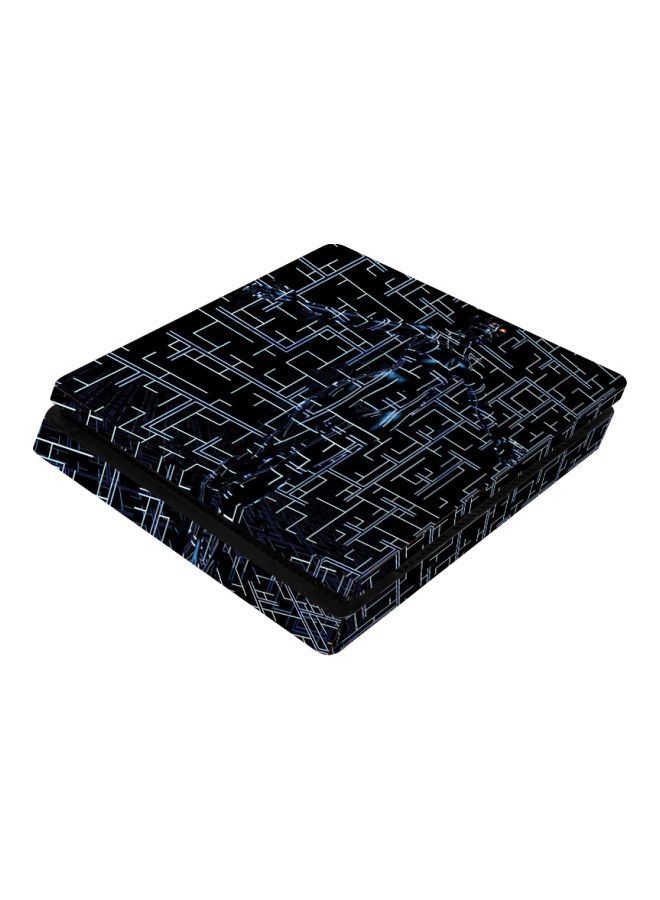 NIBEMINENT 4-Piece Printed Console And Controller Sticker For PlayStation 4 Slim  - Image 4