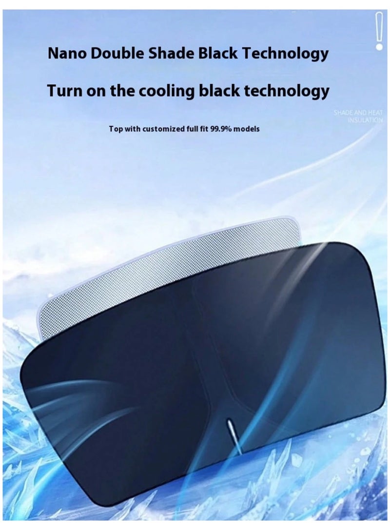 Car sunshade | Windshield cover | UV protection shade | Foldable sun shield | Car accessories | Front window protector | Car cooling shade | Universal windshield cover | Vehicle interior protection | Car heat blocker - Image 3