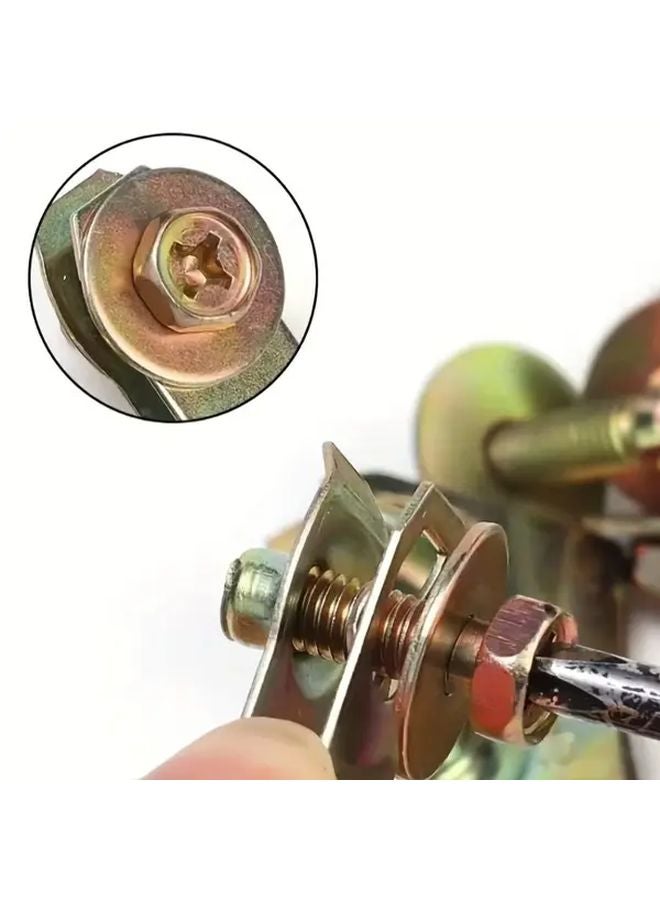 10pcs M6 Car Engine Bumper Fender Fastener Rivet Bolt Screw Clips Retainer Kit - Image 5