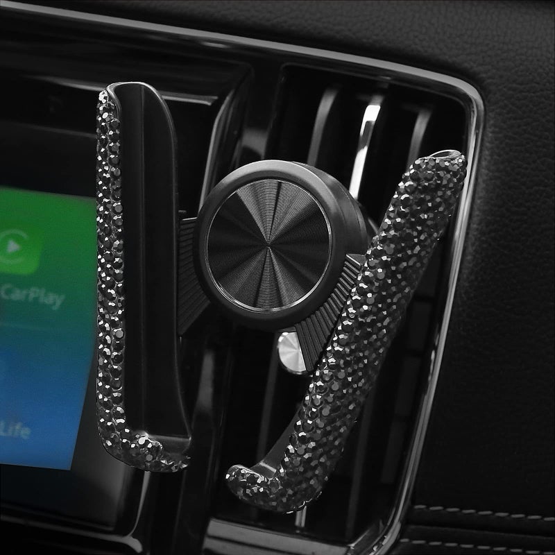 Car Phone Holder for Universal Fit Black for Travel - Image 1