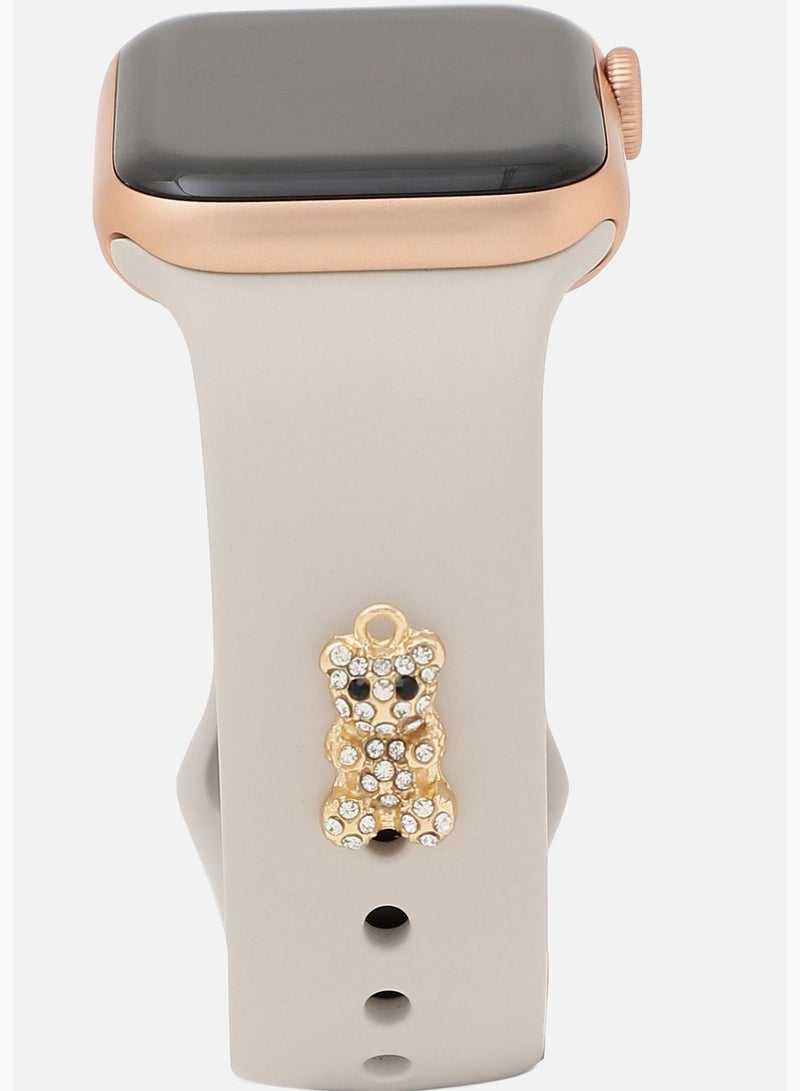 Haute Sauce Gold Plated Designer Stone Watch Strap Accessories For Women - Image 2