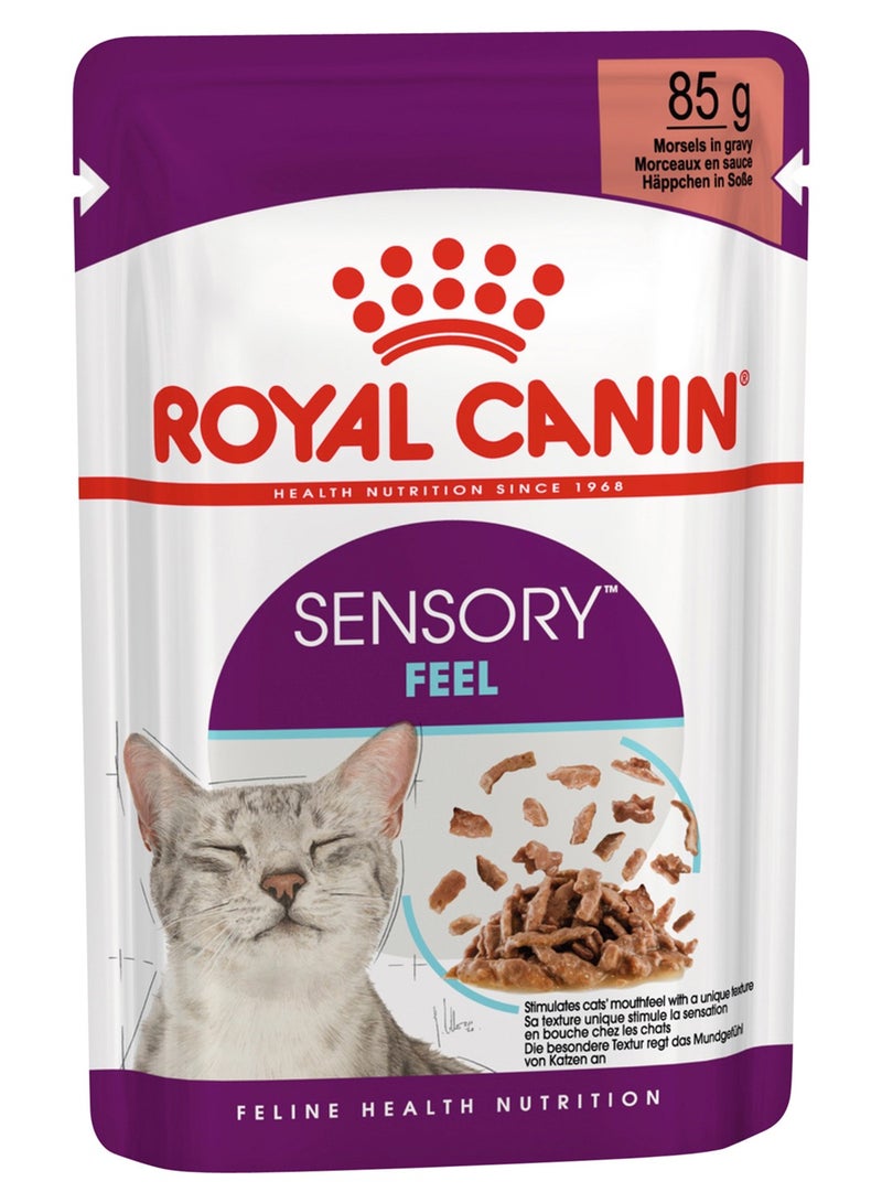 ROYAL CANIN Sensory Feel Morsels in Gravy Cat Wet Food 12x85g - Image 2