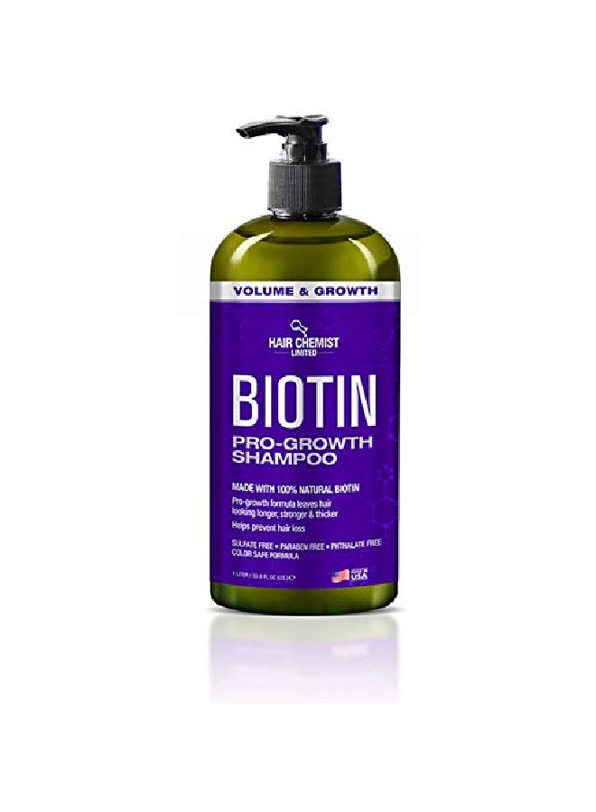 Hair Chemist Biotin Progrowth Shampoo & Conditioner Set Includes 33.8Oz Shampoo & 33.8Oz Conditioner - Image 4