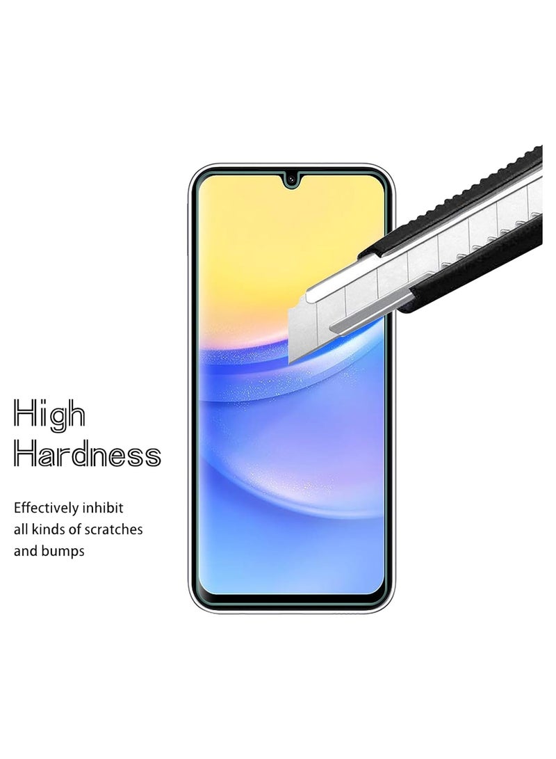 2 Pack Screen Protector for Samsung Galaxy A15 4G/5G Tempered Glass Screen Shatterproof Anti Scratch Glass HD Clear compatible with Samsung Galaxy A15 - Image 5
