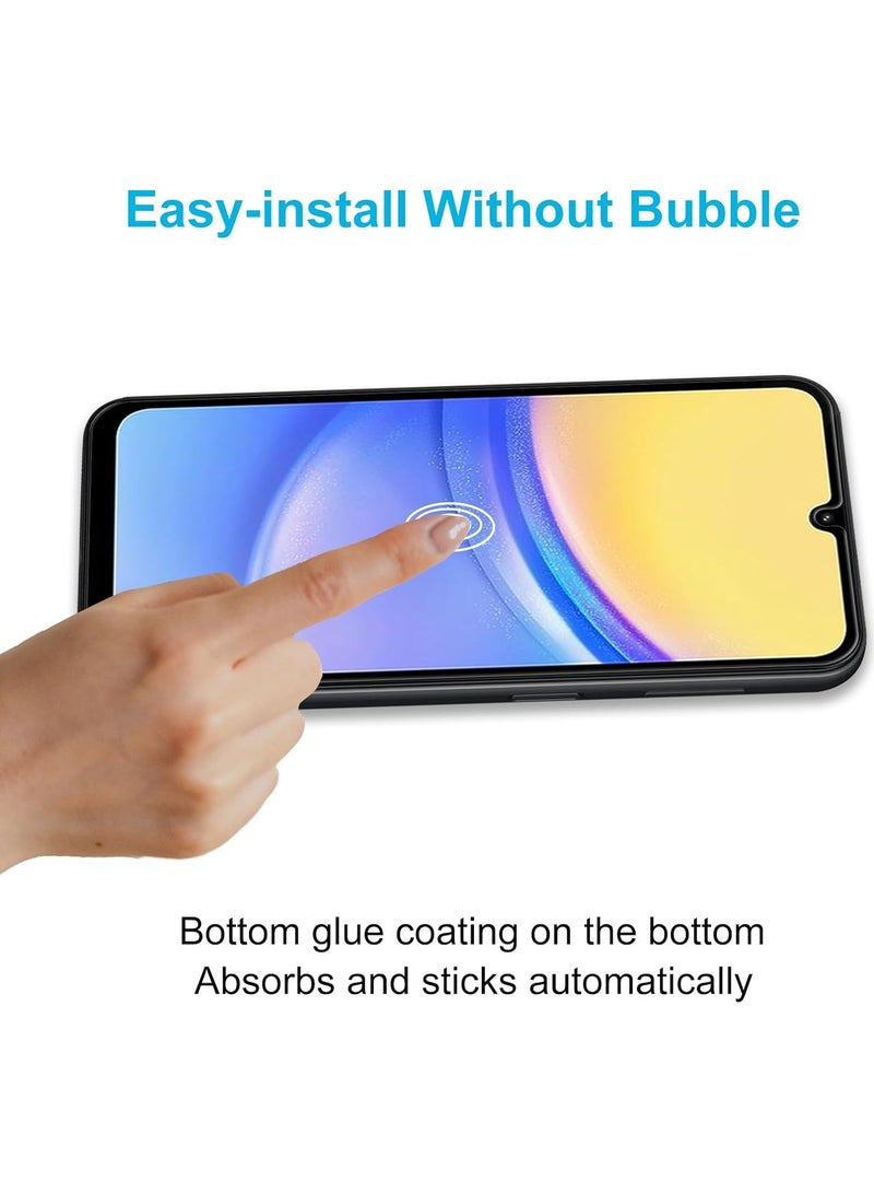 2 Pack Screen Protector for Samsung Galaxy A15 4G/5G Tempered Glass Screen Shatterproof Anti Scratch Glass HD Clear compatible with Samsung Galaxy A15 - Image 2