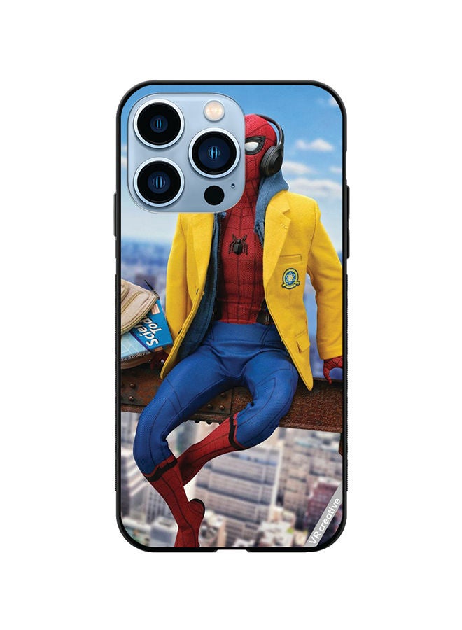 VR CREATIVE غطاء حماية لجهاز آبل آيفون 14 برو ماكس بتصميم سبايدرمان متعدد الألوان - Image 1