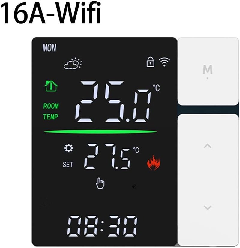 Smart WiFi Thermostat Programmable Temperature Controller White 16A WIFI For Floor Heating Boiler - Image 3