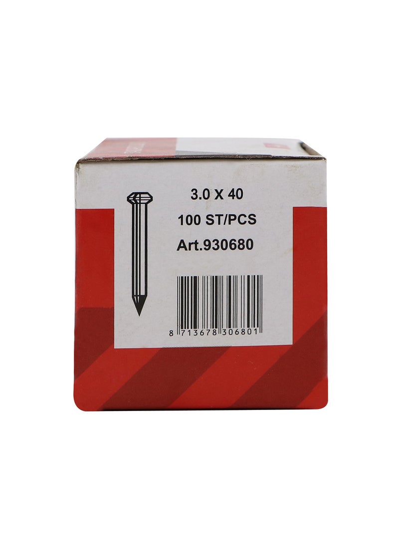 Handy 40 Packets Steel Nails Black