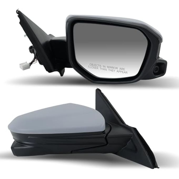 MOFOAP Passenger Side Mirror Compatible with 2016 2017 2018 2019 2020 2021 Civic Mirror with View Camera Power Heated Paintable