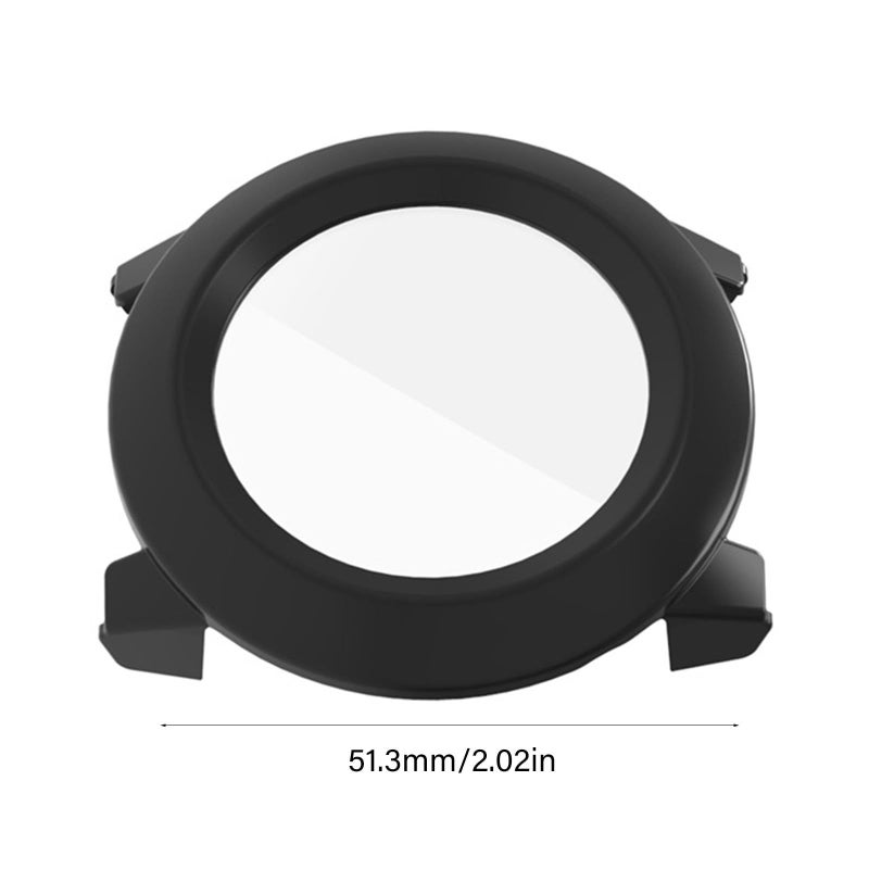 Black Antiscratch Full Coverage Shockproof Screen Protector Compatible Smartwatch Shell Case - Image 4