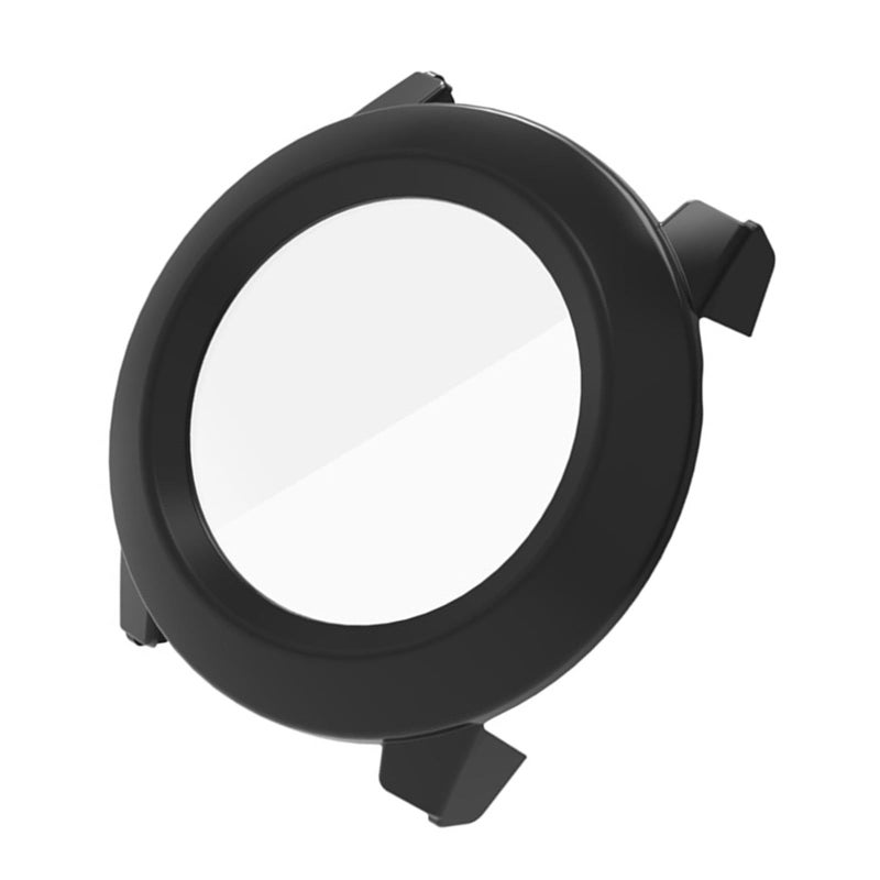 Black Antiscratch Full Coverage Shockproof Screen Protector Compatible Smartwatch Shell Case - Image 2