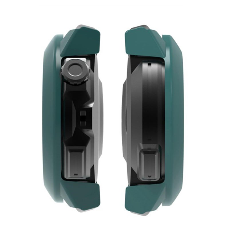 Black Antiscratch Full Coverage Shockproof Screen Protector Compatible Smartwatch Shell Case - Image 5