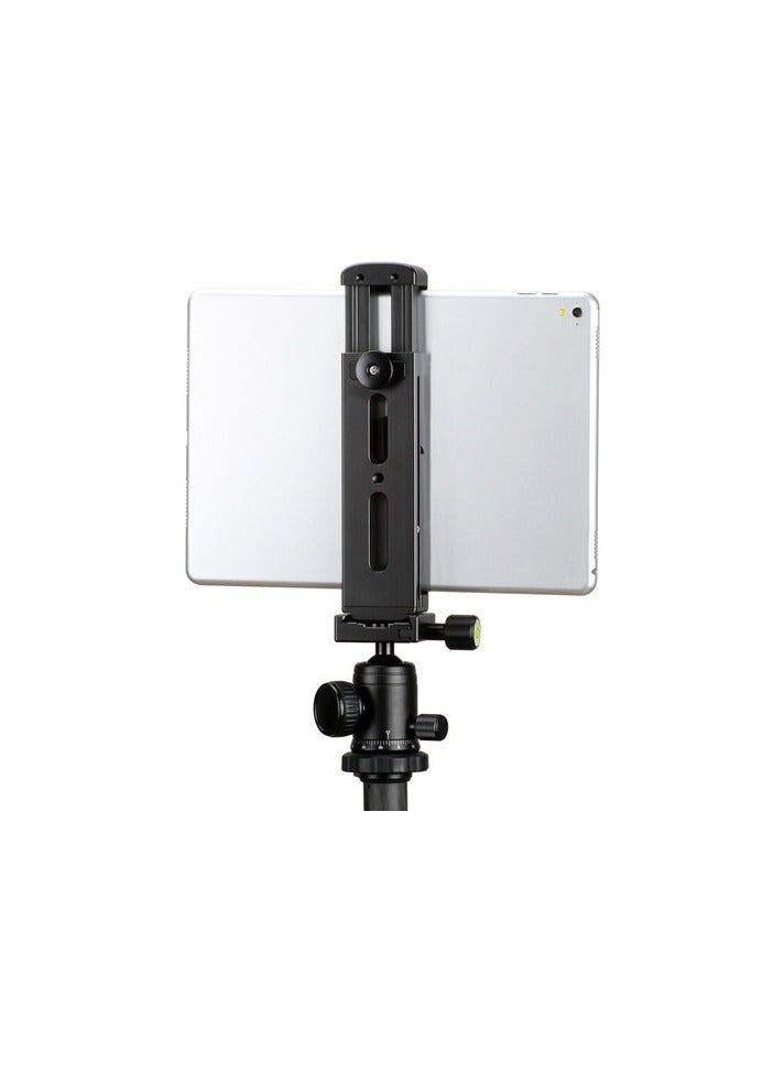 Ulanzi ULANZI U-Pad Pro Metal iPad Tripod Mount – Universal Tablet Holder with Cold Shoe & 1/4” Screw Hole for Tripods, Video Rigs & Livestreaming - Image 1