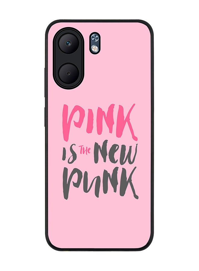 Stylizedd For Oppo A5x 5G / A5x 4G Case,Slim fit Camera Protection, Shockproof Thin Phone cover  - Pink is the new punk