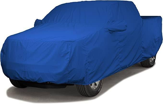PROTEGO All Weather Protection N-Series Car Cover for Honda Amaze New | 100% Waterproof, Custom Fit, UV Proof - Multi-Layered, Elastic Grip, Buckle Hook with Mirror & Antenna Pocket | (Blue) - Image 2