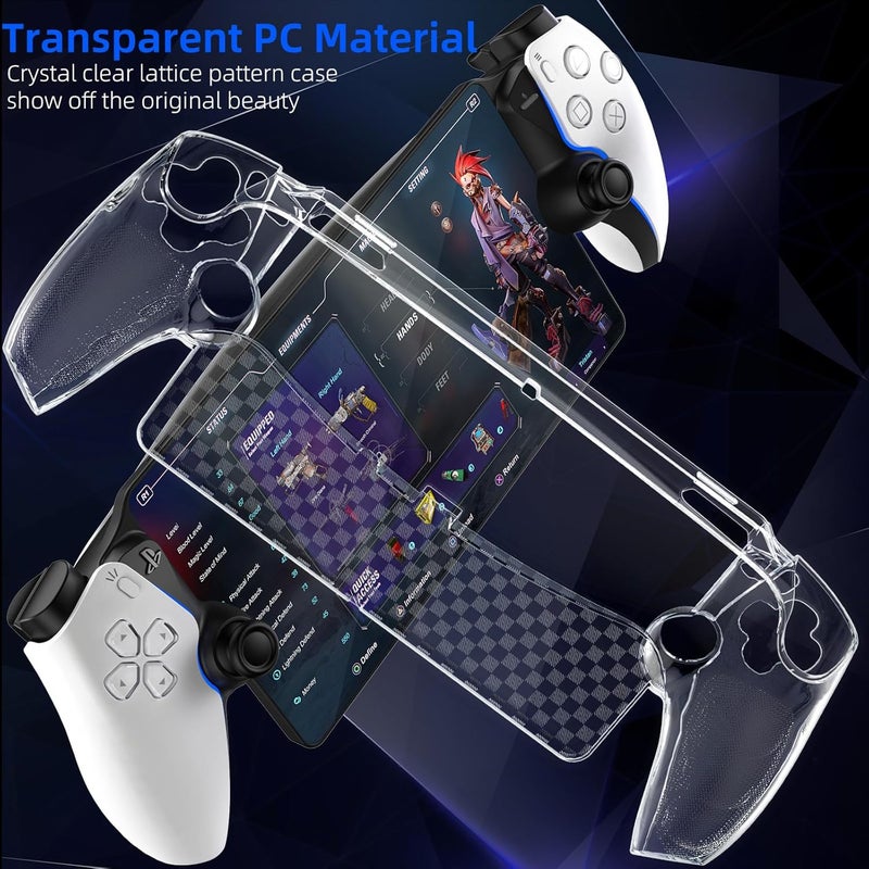 HEYSTOP Compatible with Playstation Portal Console, Transparent Protective Case, Compatible with PS Portal Remote Player Accessories, Scratch-Resistant Case, Cover, Shockproof Compatible with PS5 - Image 2