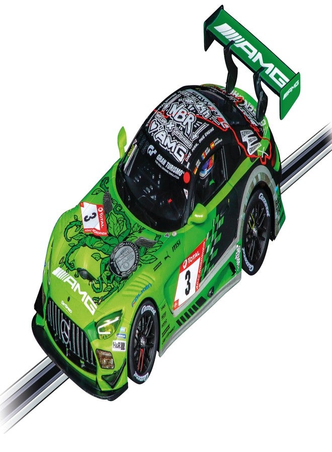 كاريرا سيارة كاريرا 27776 مرسيدس-AMG GT3 Evo من فريق جيت سبيد بيرفورمانس، رقم 3، سباق نوربورغرينغ 24 ساعة بمقياس 1:32، سيارة سباق تناظرية من طراز إيفولوشن - Image 1