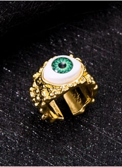 Catei Karrui Adjustable Gold Tone Ring with Protective Symbol Elegant Open Design  - Image 3