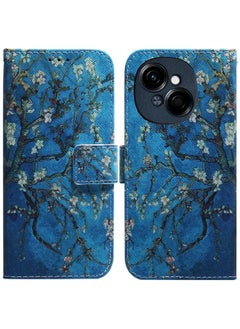 For Tecno Spark Go 1 / Pop 9 Pro Coloured Drawing Flip Leather Phone Case(Apricot)