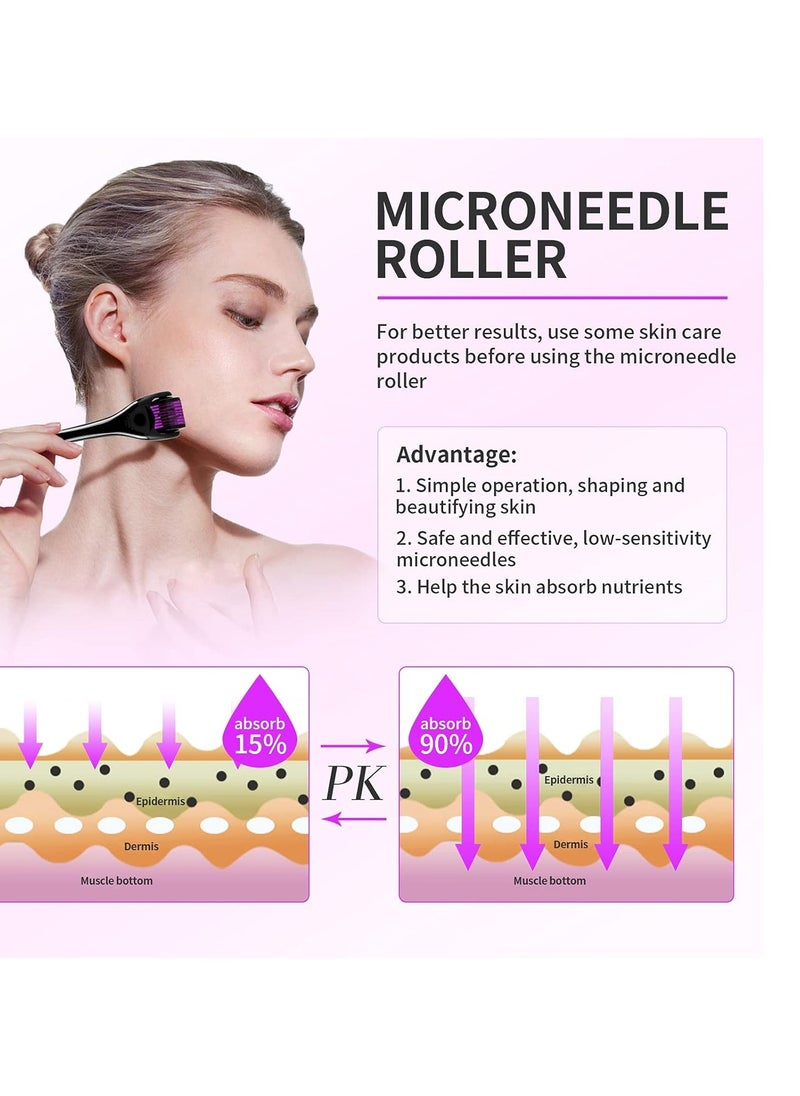 Derma Roller - Derma Roller Skin Care 540 Titanium Micro Needle 0.5mm - Image 1