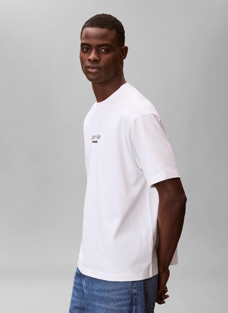 Calvin Klein Jeans  Relaxed Fit Logo Graphic T-Shirt for Men | Best Price UAE