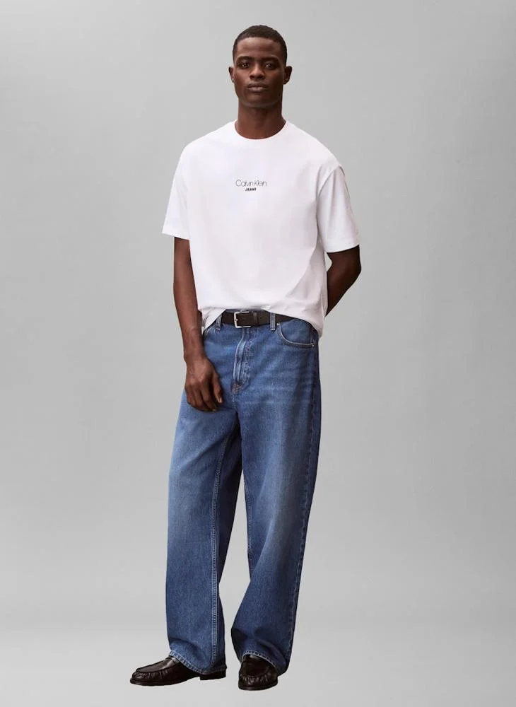 Calvin Klein Jeans  Relaxed Fit Logo Graphic T-Shirt for Men | Best Price UAE