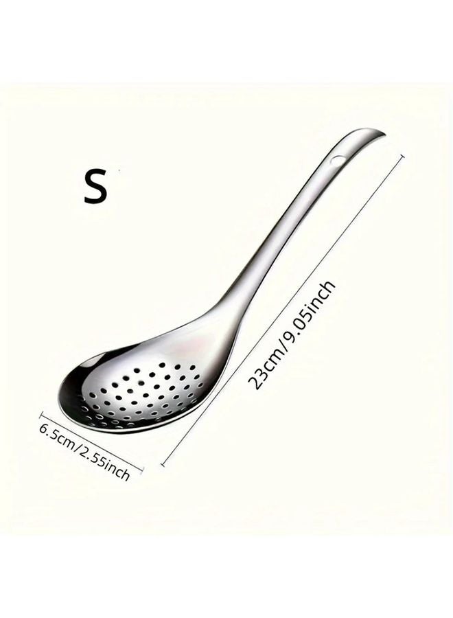 Stainless Steel Colander Spoon With Handle Rust Resistant Skimmer Strainer Size M - Image 3