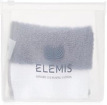 ELEMIS Luxury Cleansing Cloth Duo Soft Pure Cotton Facial Cloths Ideal For Removing Cleansers Exfoliators and Masks Gently Cleanses and Opens Pores 2 Count Pack of 1 - Image 1