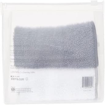 ELEMIS Luxury Cleansing Cloth Duo Soft Pure Cotton Facial Cloths Ideal For Removing Cleansers Exfoliators and Masks Gently Cleanses and Opens Pores 2 Count Pack of 1 - Image 2