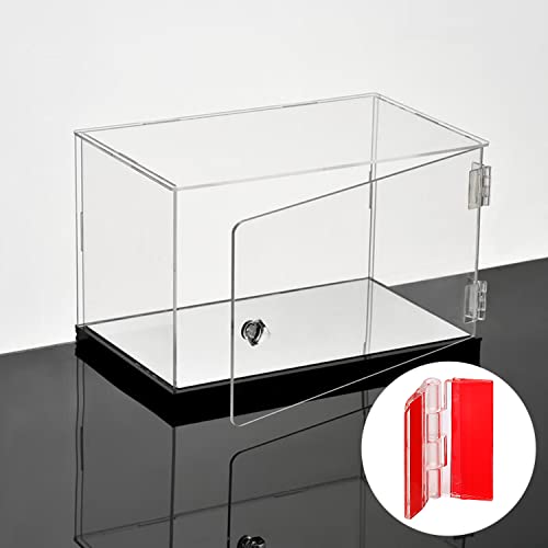 Sliverdew 12 Pcs Acrylic Self Adhesive Small Transparent Continuous Hinge Tools for Cabinet Drawer Furniture DIY Display Stand 45x35 mm - Image 5
