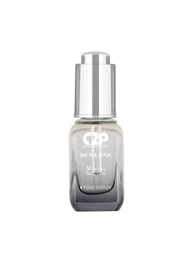 C2P PROFESSIONAL MAKEUP C2P Pro Duraone Makeup Fixer Mixing Liquid Solution 20ml | Fix Broken Makeup & Revive Dried Eyeliner, Mascara, Foundation & Concealer | Restore & Extend Life of Old Makeup Products - Image 1