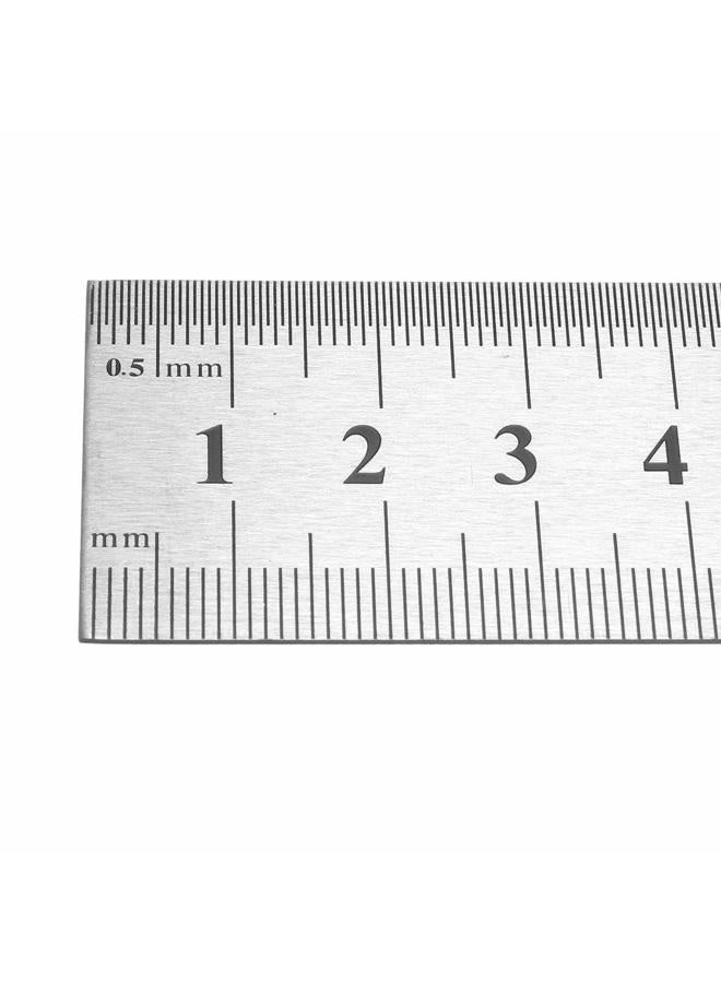 uxcell Straight Ruler 400mm 16 Inch Metric Stainless Steel Measuring Ruler Tool with Hanging Hole Inch & Centimeters Precision Drawing Ruler - Image 5