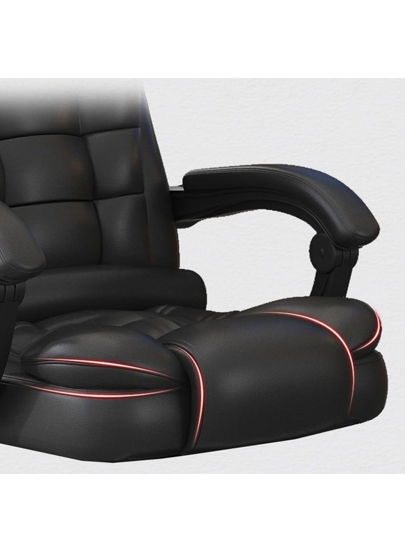 Gogoya Big and Tall Office,Chair Computer Desk Chair,Ergonomic High Back Lumbar Support Home Office Chair with Padded Flip-up Arms, Adjustable Height Office Executive Chair,Black - Image 5