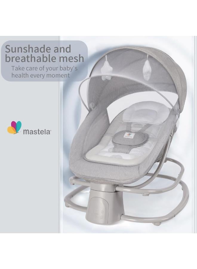 Mastela Adjustable Bluetooth Baby Swing & Rocker – 4‑in‑1 Infant Seat - Image 4