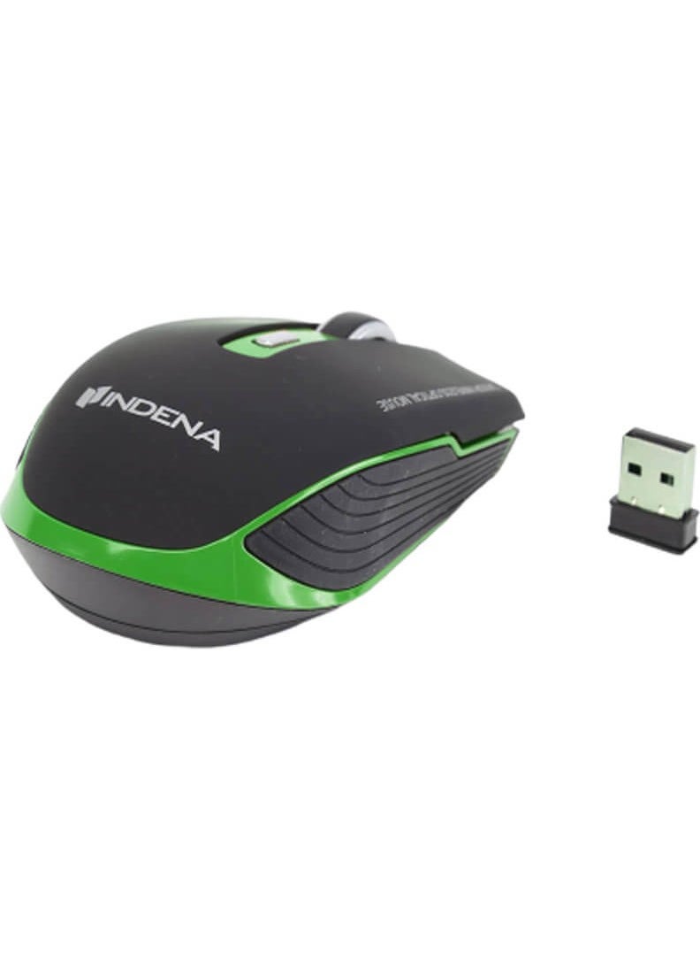 Indena - G-219 Wireless Optical Mouse 2400 DPI - 6d Wireless Gaming Maus - Image 1