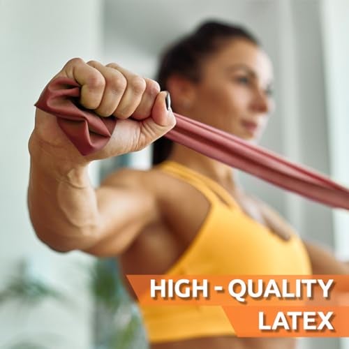 Vissco Active Band Physical Resistance Band for Exercise, Workouts, Gym, Stretching, Yoga, Strengthening of Muscles & Joints - Light Resistance (Red) - Image 2