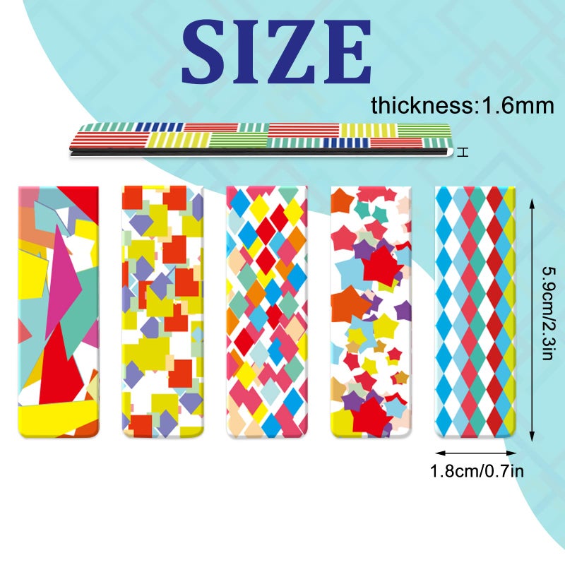 Joyberg 15 Pieces Bookmarks, Magnetic Bookmarks for Women, Page Markers for Students - Image 2